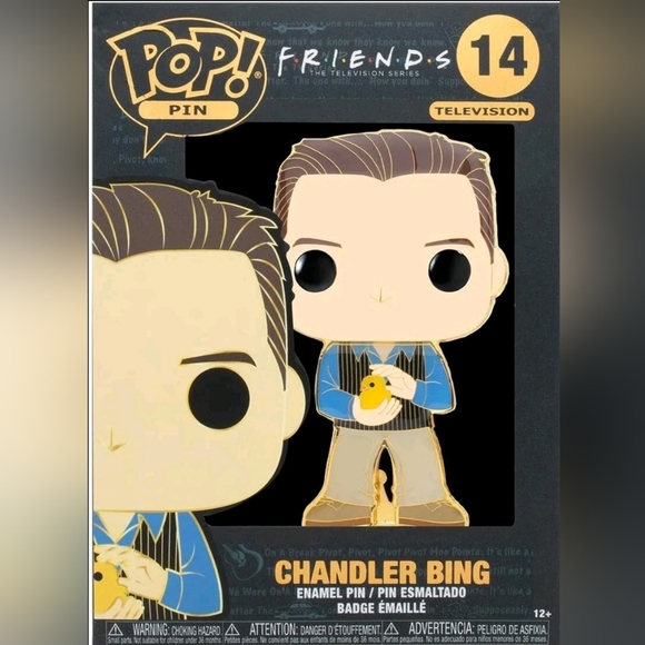 Funko Pop! CHANDLER BING 4-PC BUNDLE with THE RARE RETIRED VAULTED 264 FIGURE - Picture 2 of 16